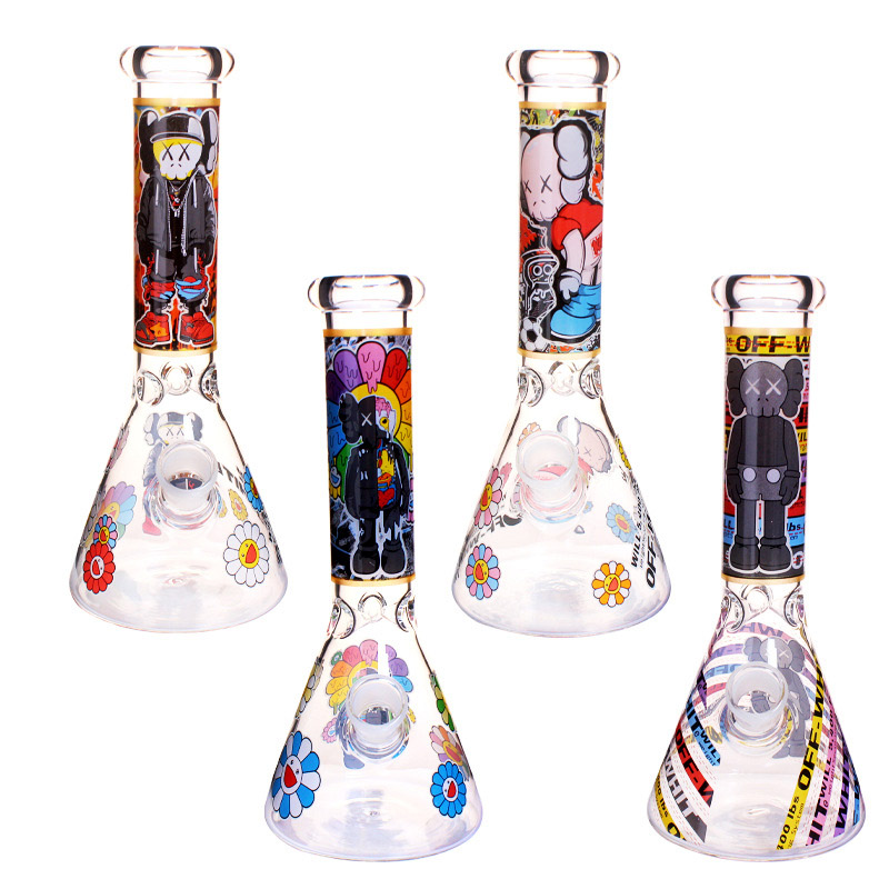 10inches Kaws Glass Beaker Bong