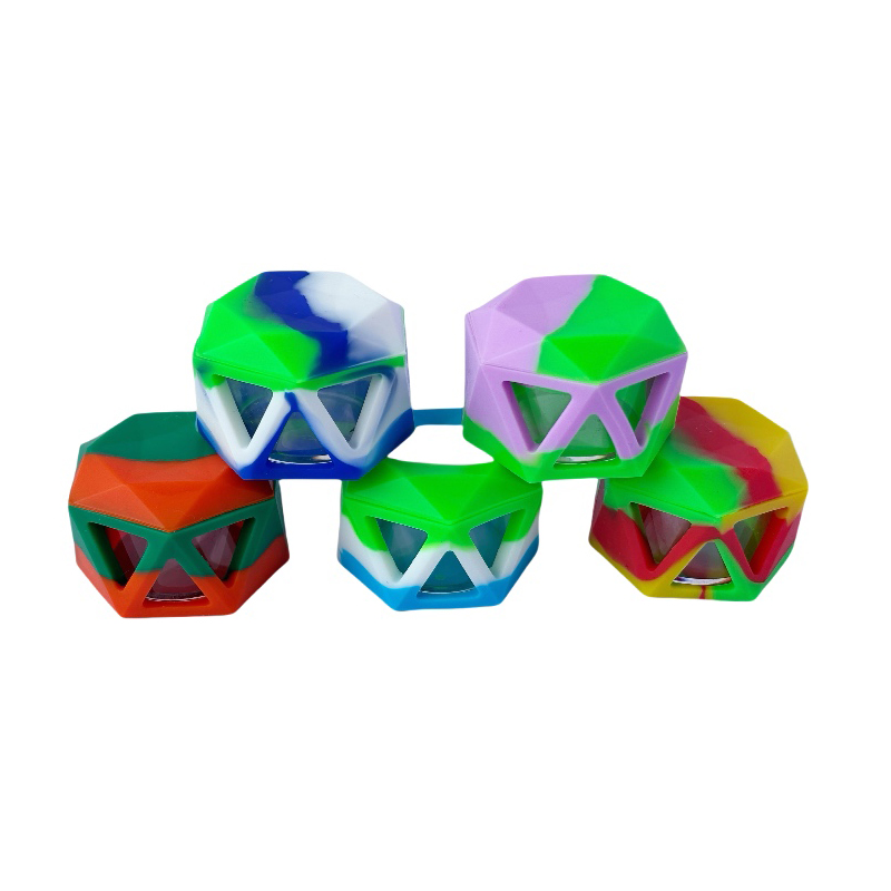 10ml Silicone Glass Container