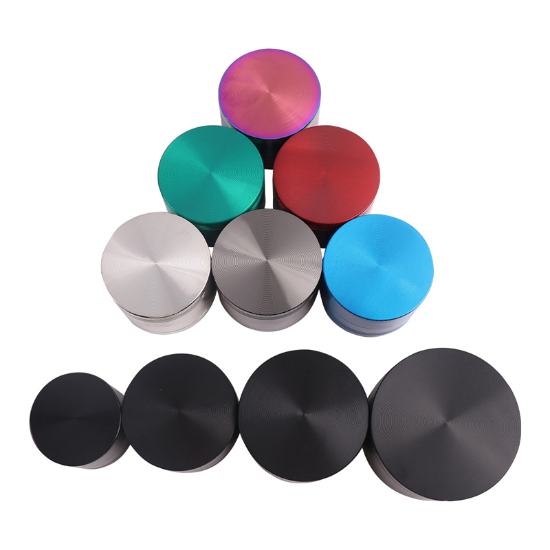 40mm/50mm/55mm/63mm Flat Herb Grinder