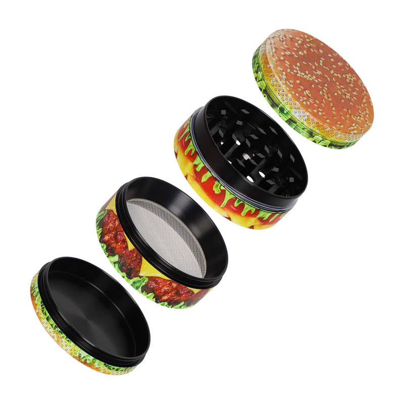 50mm Full Printing Zinc Alloy Herb Grinder