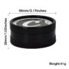56mm Biodegradable Plastic Herb Grinder