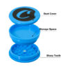 60mm Cookies Plastic Herb Grinder