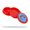 60mm Cookies Plastic Herb Grinder