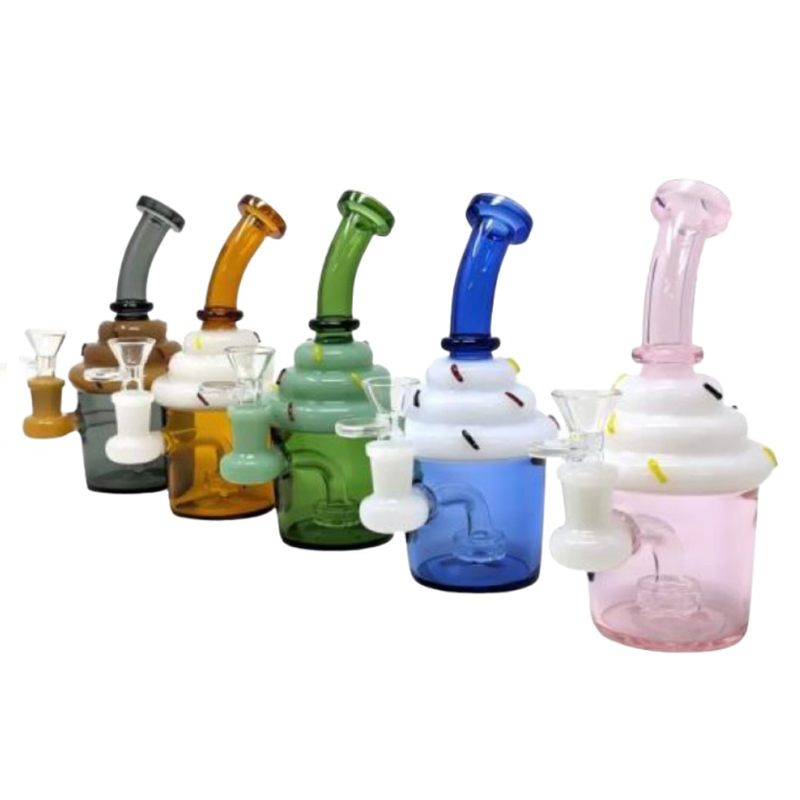 Cupcake Dab Rig Glass Bong