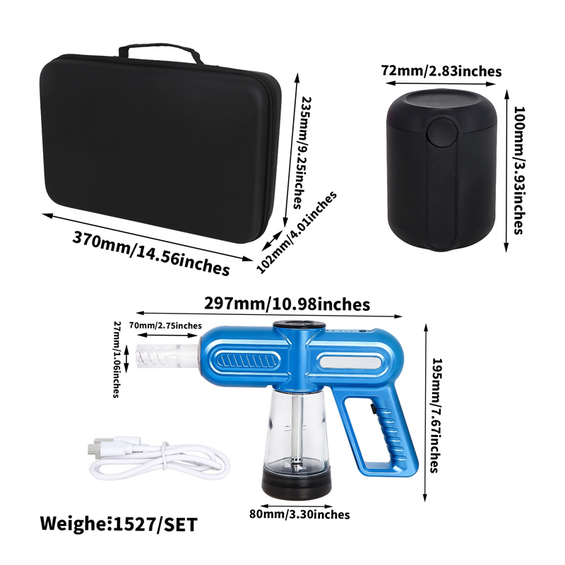 Electric Smoke Blower Party Gun Kit  