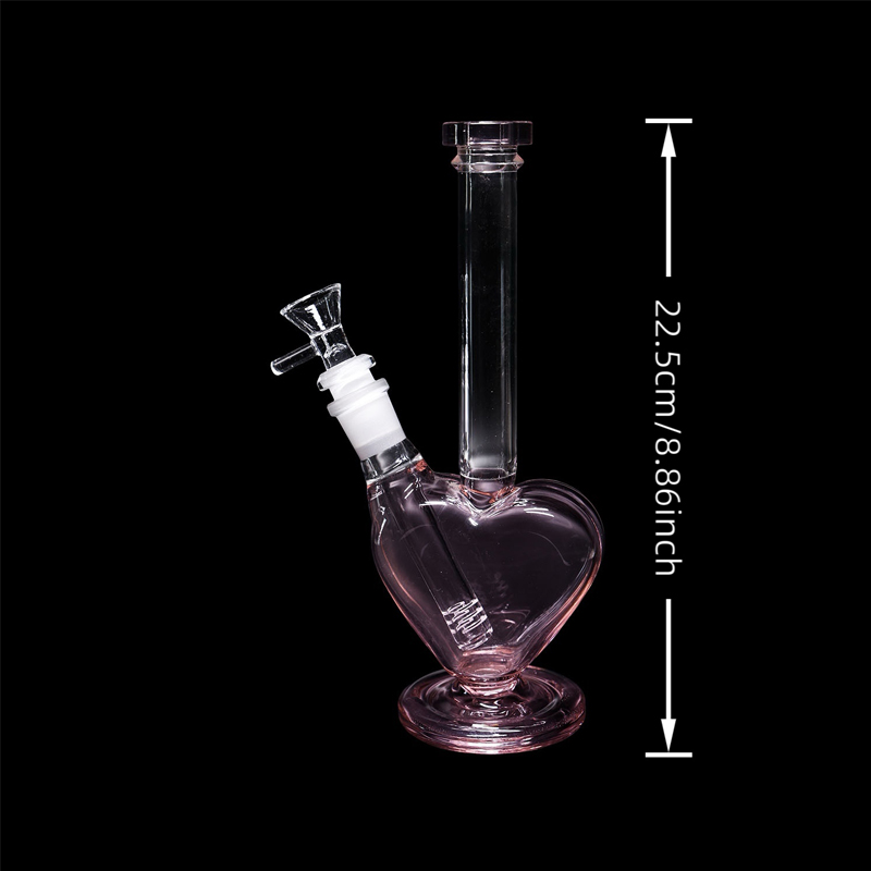 Heart-shaped Glass Bong
