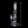 Transparent Straight Long Glass Bong