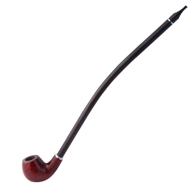 Long Wood Smoking Pipe