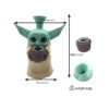 stand yoda silicne pipe