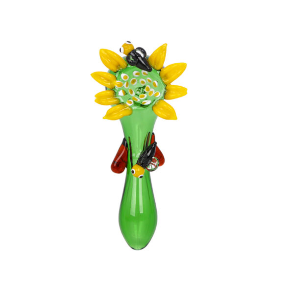 Sunflower Glass Hand Pipe