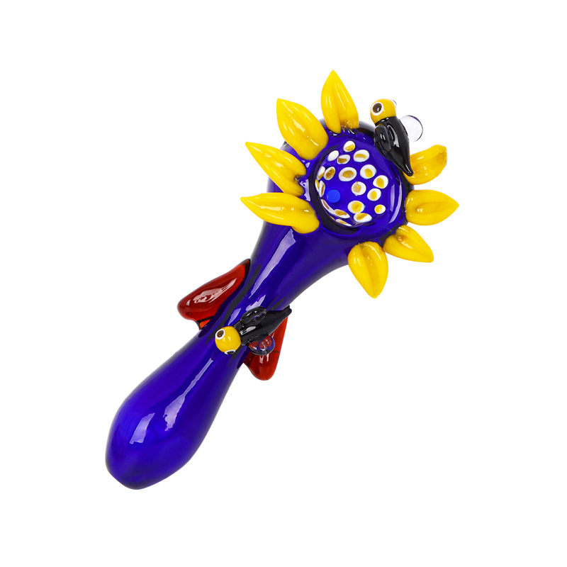 Sunflower Glass Hand Pipe